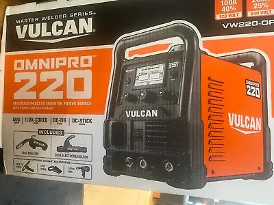 VULCAN OMNIPRO 220 Industrial Multiprocess Welder With 120/240V Input Brand New • $849.99