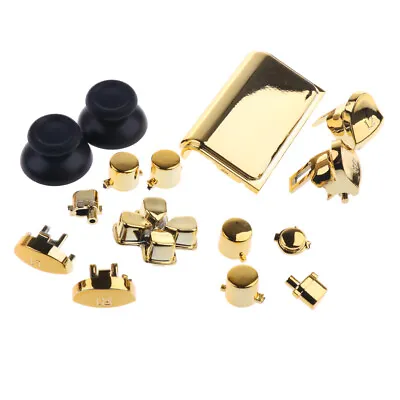 $13.81 • Buy Replacement Full Buttons Custom Mods Kit Set For Sony PS4 Controller Gold