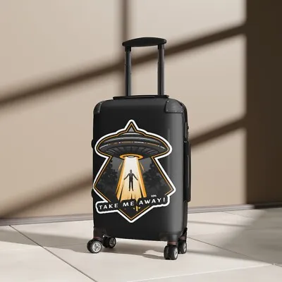 $175 • Buy Alien Carry On Luggage, Take Me Away Cabin Suitcase, Extraterrestrial UFO Bag