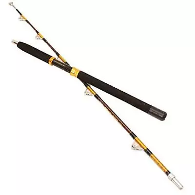 Trolling Rod 2-Section Saltwater Offshore Heavy Straight Butt Roller Fishing  • $80.76