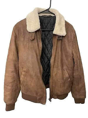 Zara Aviator Flight Jacket Men Size Small • $40