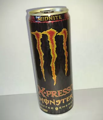 RARE! 2010 MONSTER ENERGY DRINK X-PRESSO MIDNITE! (1X) FULL 9.6oz Can • $249.99