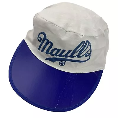 Vintage Maull's BBQ Sauce Painters Cap Hat Fitted St Louis • $11.69