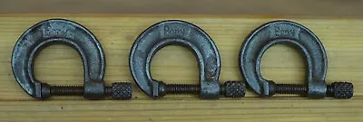 3X Pony # No. 227 Small Mini C-Clamp With Knurled Handle 1/2  Capacity ~ 1  Deep • $38.95