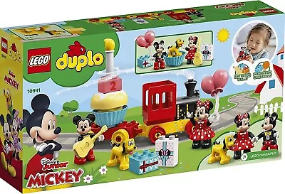 Lego Duplo Disney 10941 MICKEY AND MINNIE BIRTHDAY TRAIN New Sealed • $113.99