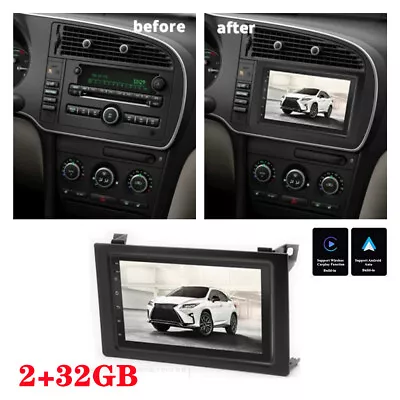 For 2007-2011 SAAB 9-3 93 Carplay Android 12 Radio Stereo GPS Navigation 7  32GB • $191.39