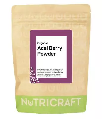 1kg Organic ACAI Berry Powder By NUTRICRAFT™ - Brazilian Freeze Dried  • £56.40