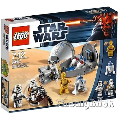 Lego 9490 Star Wars DROID ESCAPE W/ Sandtrooper Droids R2D2 C3po Minifigures NEW • $101.87