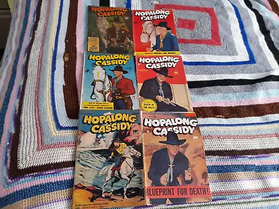 6 Hopalong Cassidy Comics Nos 12 13 15 18 57 83 1947-1953 Fawcett Box 35 • £30