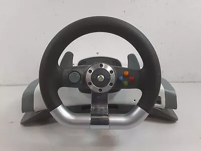 Microsoft Xbox 360 Steering Wheel - No Pedals AS IS For Parts/Repair • $34.95