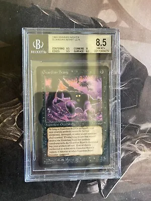 *** Arabian Nights Guardian Beast *** BGS 8.5 Q++ 9.5 Edges NM-Mint! - Magic MtG • $912.36