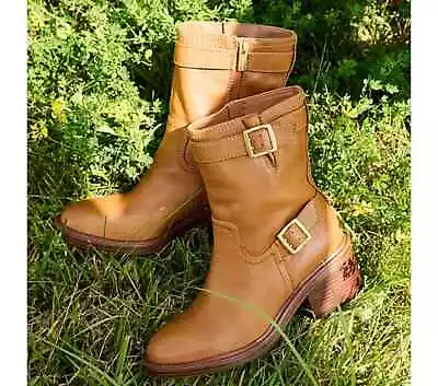 Vince Camuto Leather Buckle Moto Boot - Vergila Choose Size & Color NIB • $59.99