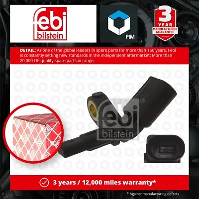 ABS Sensor Fits AUDI Q3 8U 2.0 2.0D 11 To 18 Wheel Speed WHT003857 7H0927803 New • $14.57