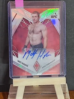 Matt Hughes 2023 Panini Chronicals Phoenix UFC Auto Red PRIZM PH-MHS  • $19.99