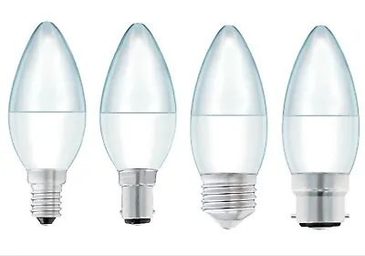 Maxim LED Candle Bulb 3w 6w 7.5w B22 E27 B15 E14 Warm Cool Day White 25w 40w 60w • £7.89