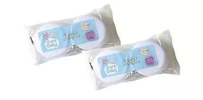 Baby Bath Sponges 4X - Soft Baby Sponges For Bath Newborn And Kids.  • £7