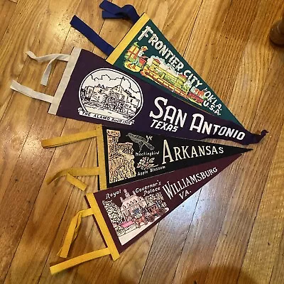 Vintage Mini Pennants (Lot Of 4). • $31.50