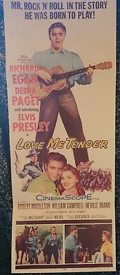 Elvis Display Poster Theaters Original 1956 Presley Love Me Tender RARE • $600