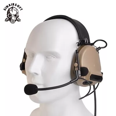 Z Tactical Comtac III Headset Pickup & Anti Noise Earphone Heaphones Hunting DE • £70.07