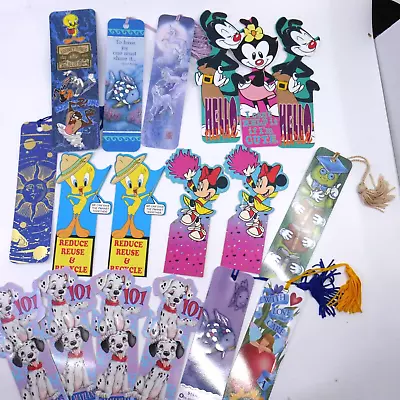 Large Lot (18) Of Vintage 90s Bookmarks Animaniacs Tweety Disney Unicorn + • $30