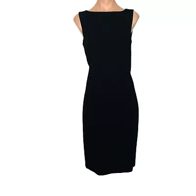 WITCHERY Vintage Pencil Midi Dress Black Size 12 Corporate Office Business EUC • $30