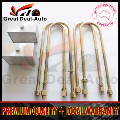 2  50mm Lowering Lowered Block Kit U-Bolt For Toyota Hilux 2WD With 16mm Pin • $89