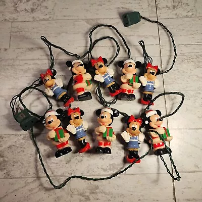 Christmas Lights Mickey & Minnie 10 Lights Vintage Disney   Lights • $50