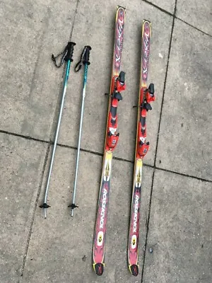 Rossignol Mountain Viper 9.3 Dualtec 190cmDownhill Skis W/Marker Bindings/2poles • $142