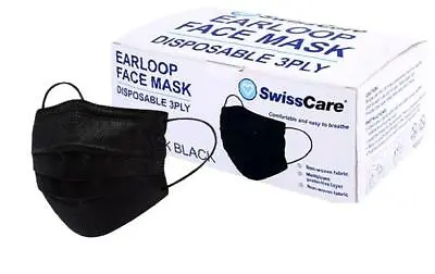 50 Pack 3ply  Protective  Disposable Earloop Face Mask  Comfortable Easy Breathe • $22.95