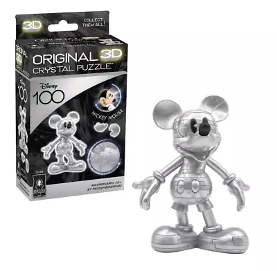 Disney Platinum Mickey Mouse 3D Crystal Puzzle New With Box • $28.99
