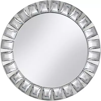 Charger Plate With Big Beads Chargeit Mirror Glass Hand Wash Only Decoration Use • $41.99
