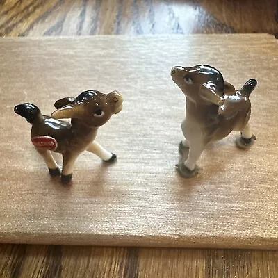 Miniature Vintage Donkey Set Of 2 Japan • $13