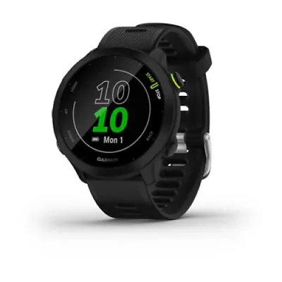 Forerunner 55 Black - Garmin Fitness Watch (010-02562-00) • $299