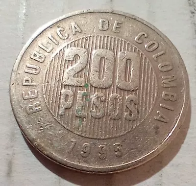 200 Pesos 1995 Republica De Colombia Coin • $2.03