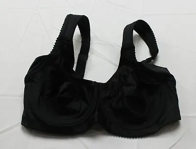 Miss Mary Women's Solid Padded-Strap Stay Fresh Wired Bra LB3 Black Size 44B • $29.99