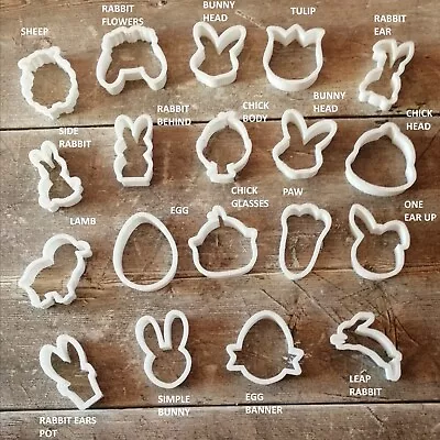  Easter Advent Mini Cookie Cutter Biscuit Dough Pastry Fondant 5cm Rabbit Paw • £3.55