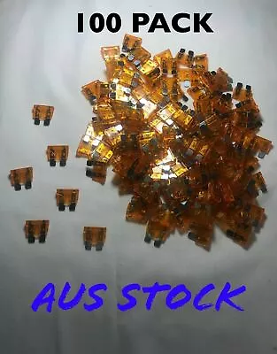 100 X Pack 5 AMP Standard Blade Fuse Orange Auto Car ATU 5A BULK PACK • $19.95