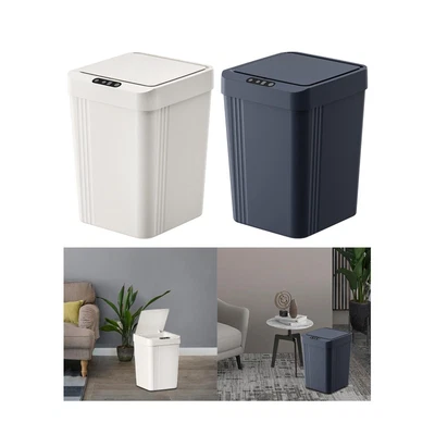 $30.19 • Buy Touchless Trash Can 13L Induction Rubbish Bin For Restaurant Dorm Room Hotel