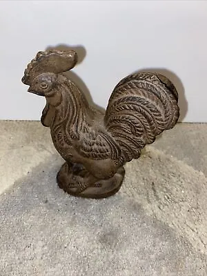 Rooster Vintage Cast Iron 6in Kitchen Decor  • $15