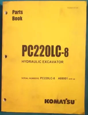 Komatsu Pc220lc-8 Excavator Parts Catalog Book Manual S/n A88001-up • $99.99