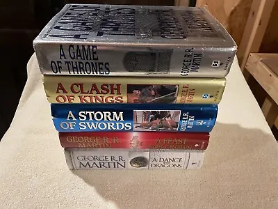 A Game Of Thrones • 1st Edition Set 1-5 • George R.R. Martin • $650