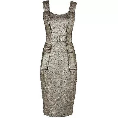 £279.90 • Buy Vivienne Westwood Black / Gold Anglomania Fall Dress Size 42 / Uk 10 *rrp £399