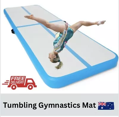 Inflatable Air Track Tumbling Cheerleading Gymnastic Mat ~ BRAND NEW With Pump • $149.95