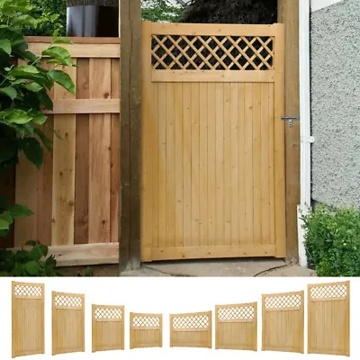 Privacy Wooden Garden Gate Pedestrian Fence Gate Porch Decorative Fence Panel • £78.99