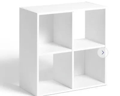 Habitat Squares 4 Cube Storage Unit White NEW BOXED • £29