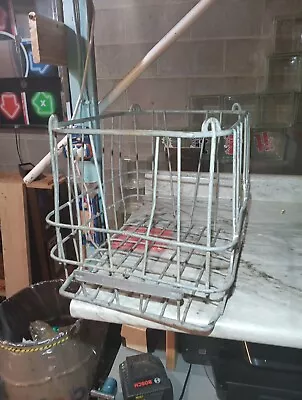 Vintage Galvanized Steel Golden Guernsey Dairy Milk Metal Crate Wisconsin  • $59