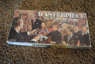 £33.55 • Buy Vintage 1970 Masterpiece Art Auction Board Game Parker Brothers Missing 2 Cards