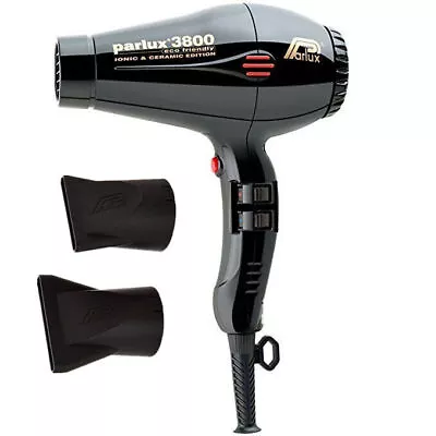 Parlux 3800 Ionic Hair Dryer Ceramic Eco Friendly With 2Pcs Nozzle AU Plug • $69.99