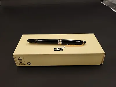 Montblanc Meisterstuck Black Gold-Coated Classique M163 Rollerball Pen@ • $81