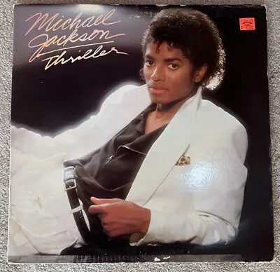Michael Jackson Thriller Vinyl LP Records - 1980 Epic - Gatefold Jacket • $15.94